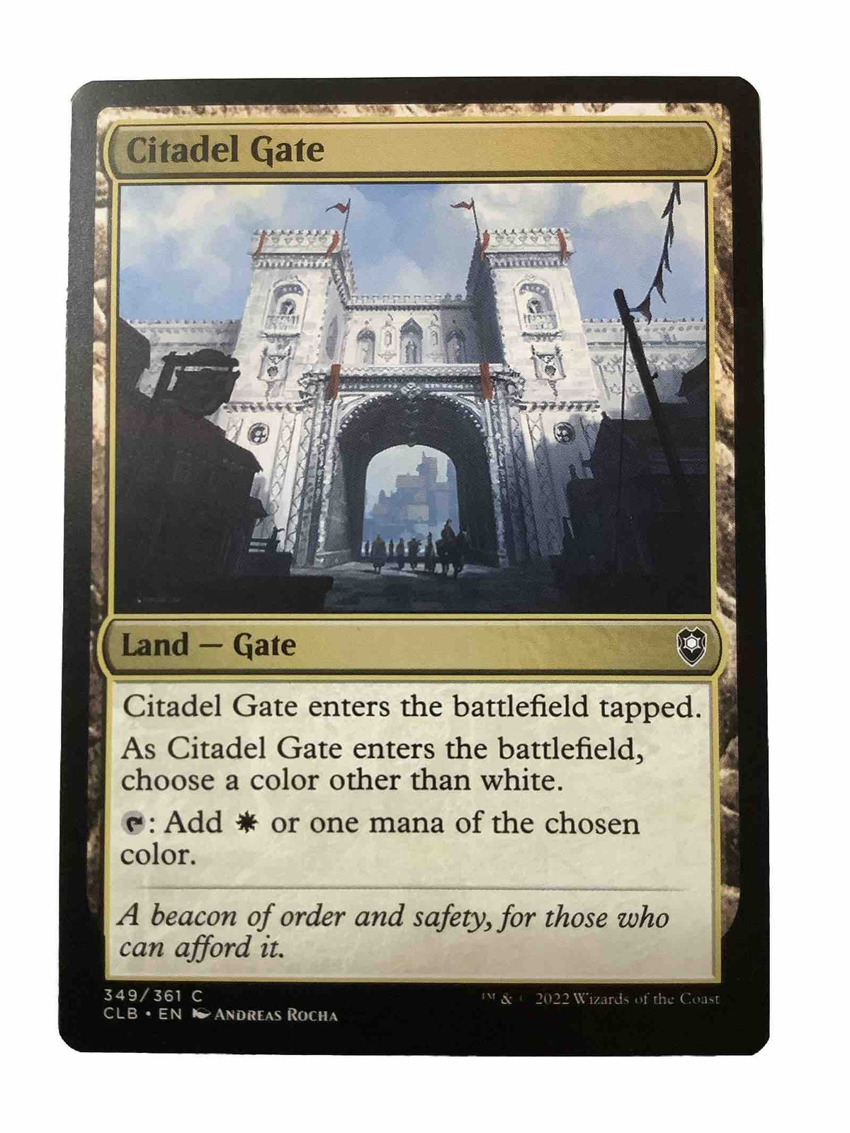 Citadel Gate CLB 349 MTG land gate color fixing multicolor mana card