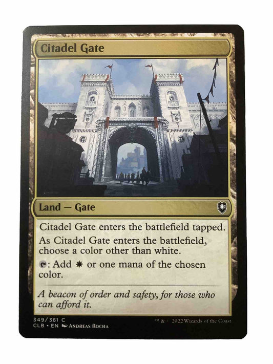 Citadel Gate CLB 349 MTG land gate color fixing multicolor mana card