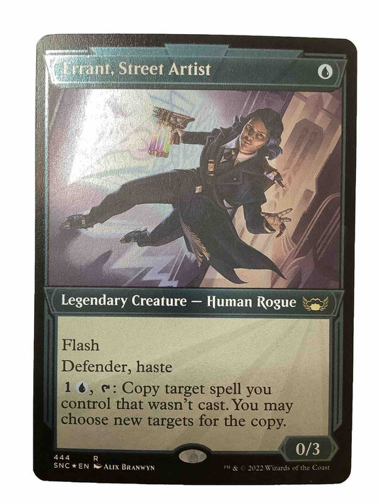 Errant, Street Artist showcase foil rare MTG Streets of New Capenna card front