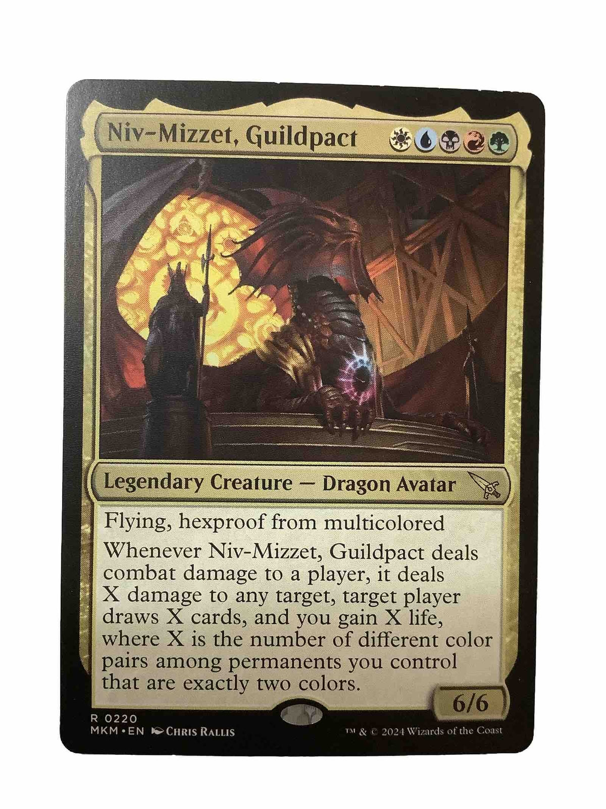 Niv-Mizzet Guildpact MKM 0220 Legendary Creature MTG
