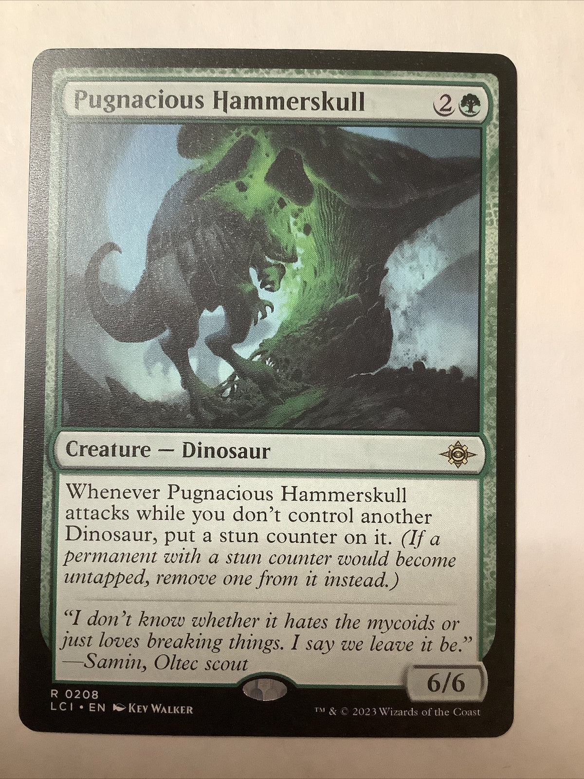 Pugnacious Hammerskull LCI #208 Regular from The Lost Caverns of Ixalan.