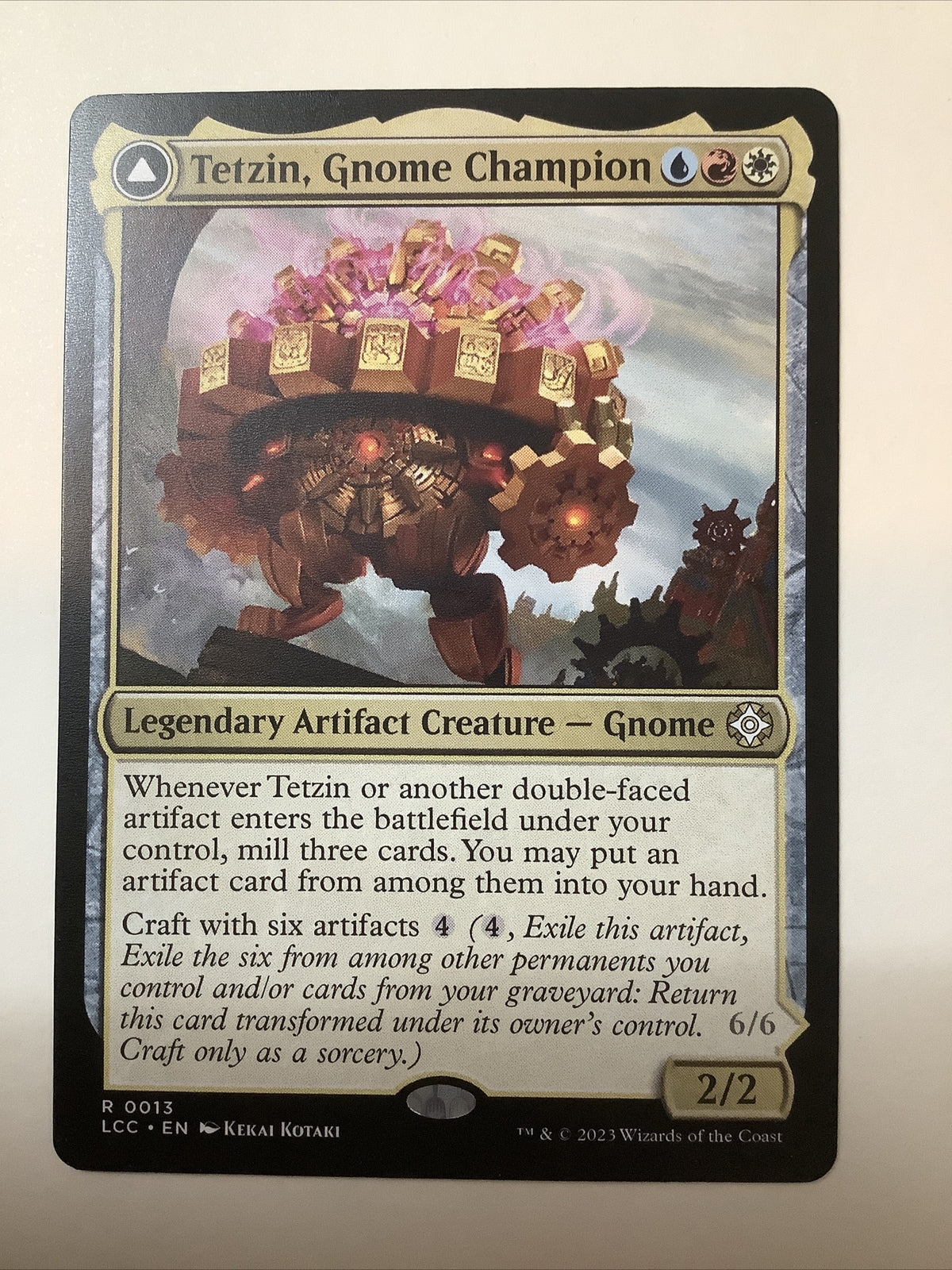 Tetzin Gnome Champion The Golden-Gear Colossus MTG
