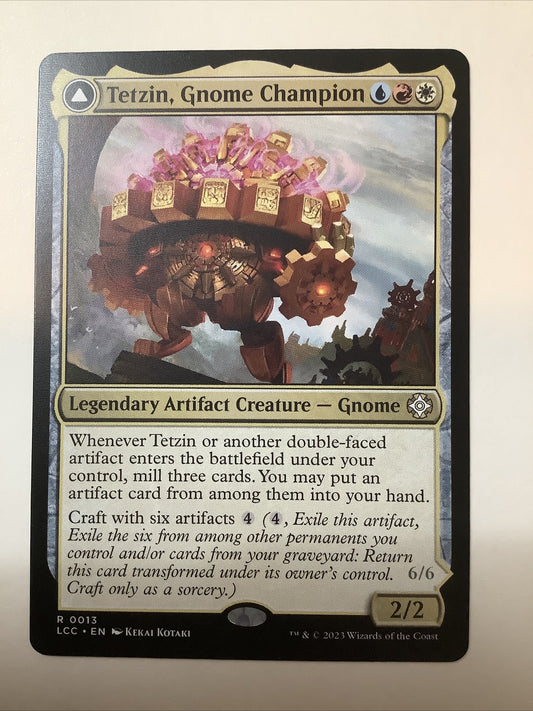 Tetzin Gnome Champion The Golden-Gear Colossus MTG
