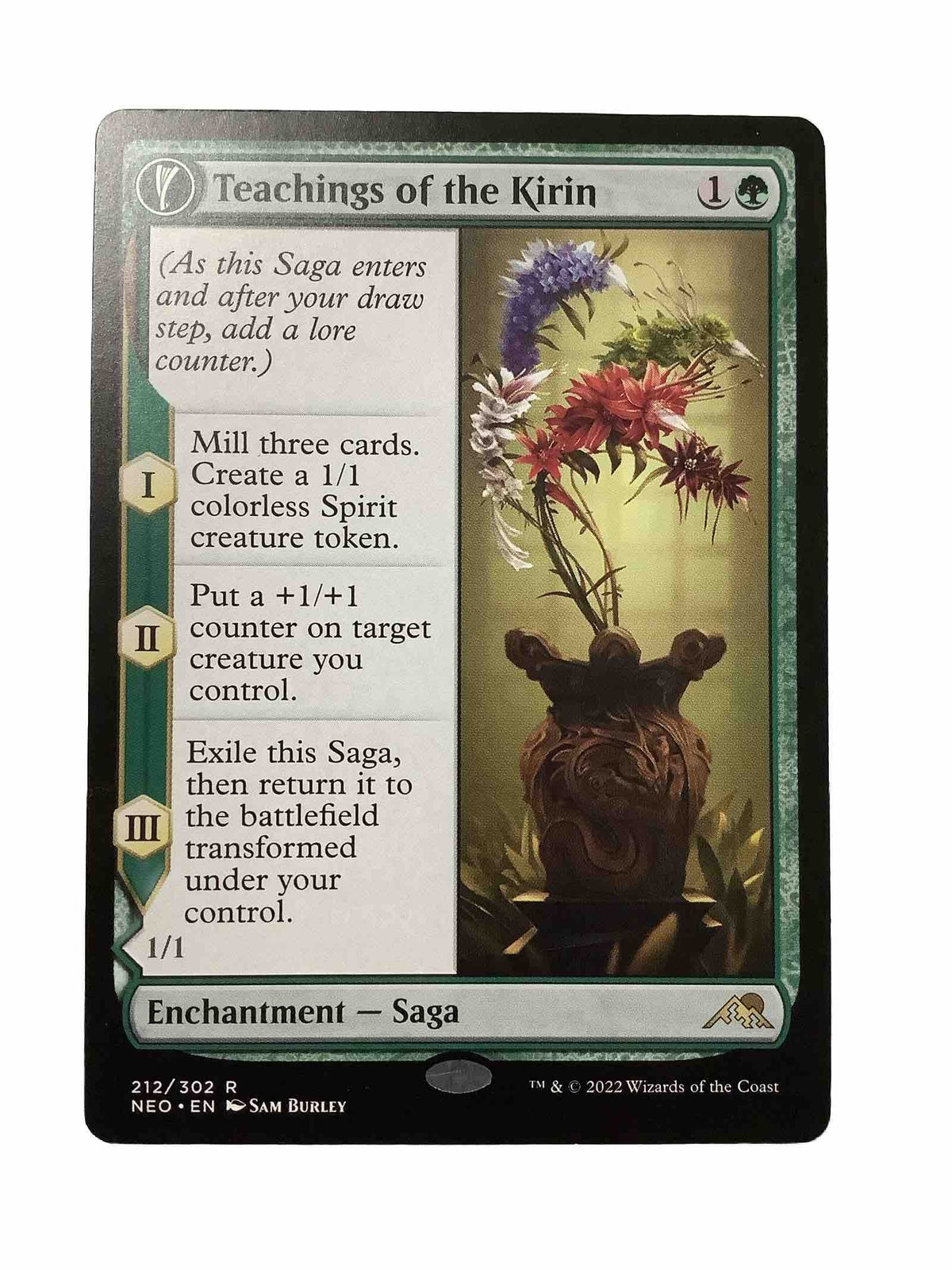 MTG NEO: Teachings of the Kirin Kirin-Touched Orochi (Enchantment) Rare 212/302