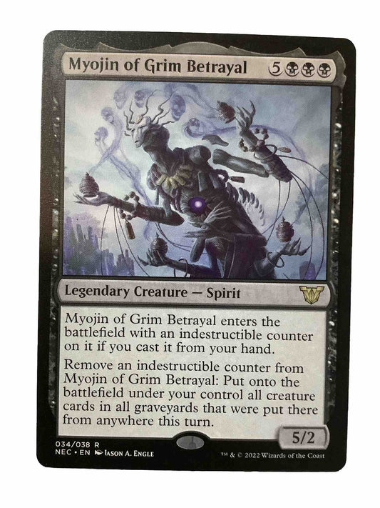 Myojin of Grim Betrayal NEC 034 regular MTG Legendary Spirit card front