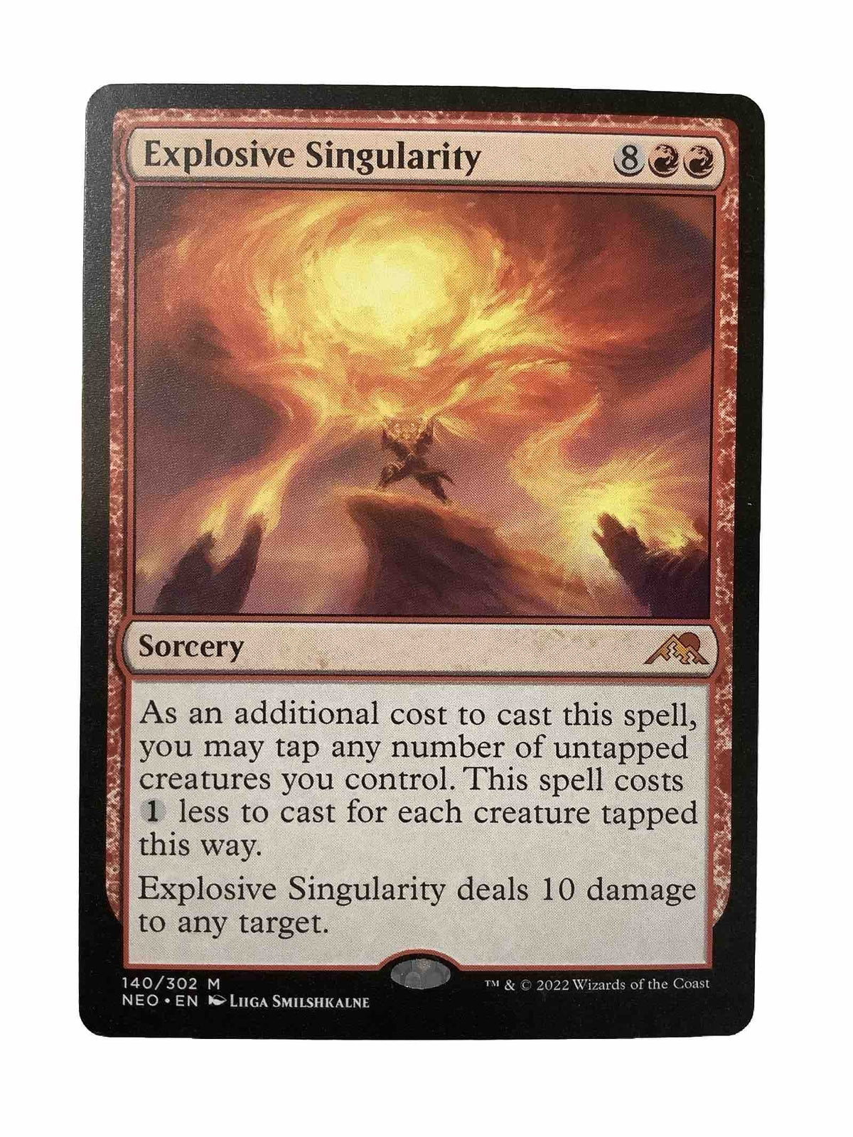MTG NEO: Explosive Singularity (Sorcery) 140/302 Regular Mythic