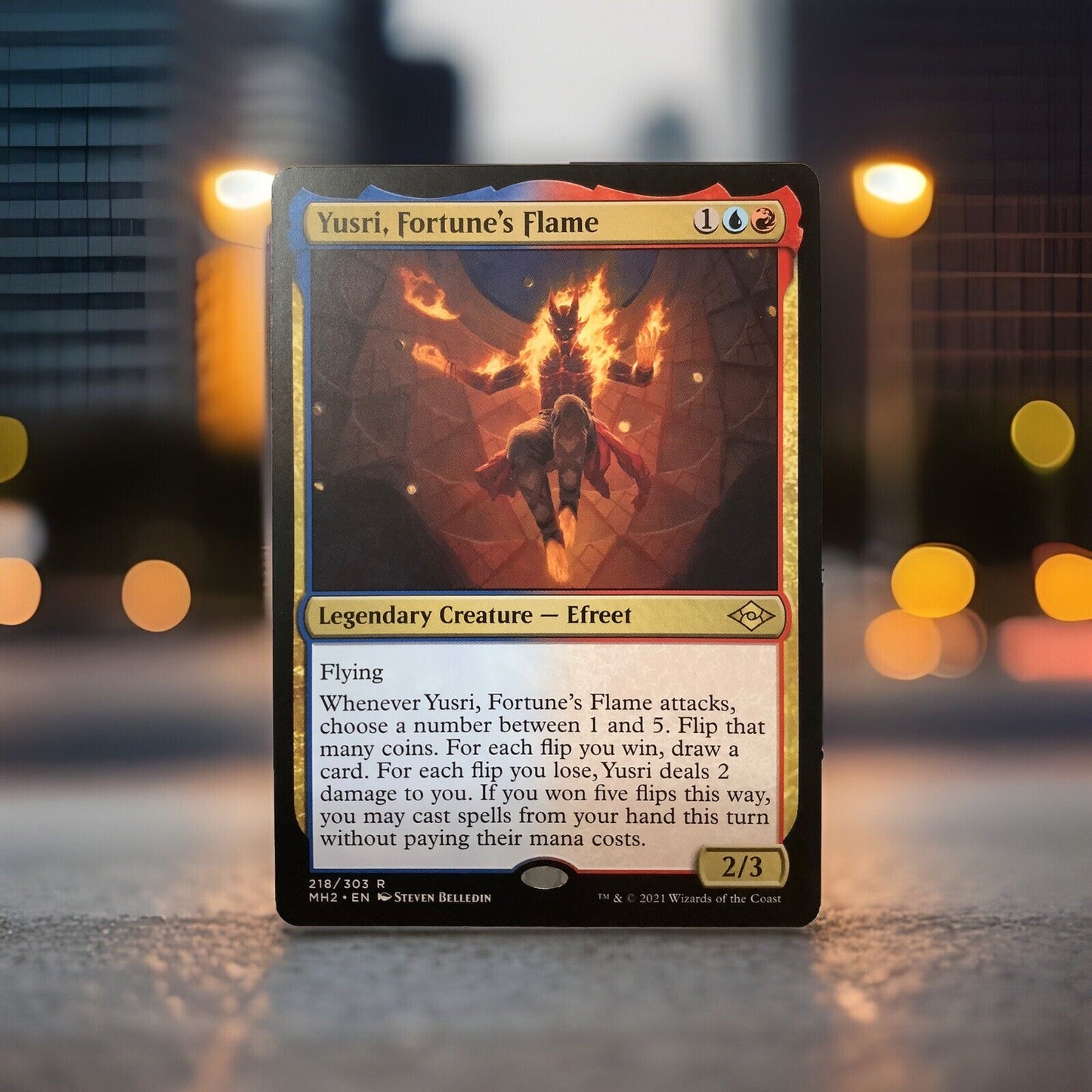 MTG MH2: Yusri, Fortune's Flame (Legendary Creature) Regular Rare 218/303
