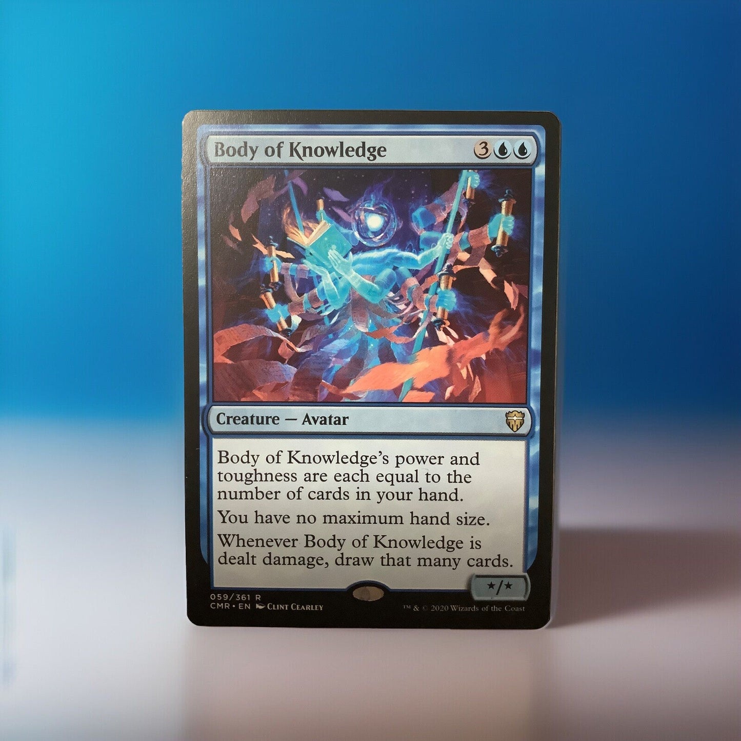 Body of Knowledge Commander Legends blue creature Magic the Gathering card