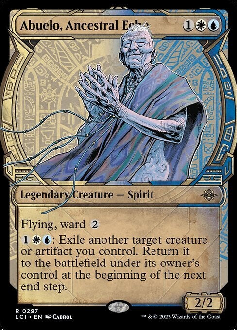 Abuelo Ancestral Echo LCI #297 Showcase Foil MTG Card DM Vault Co