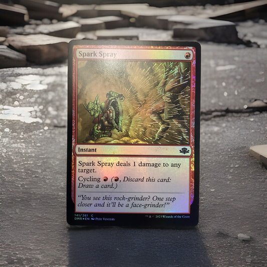 Spark Spray DMR 141 regular finish MTG card front