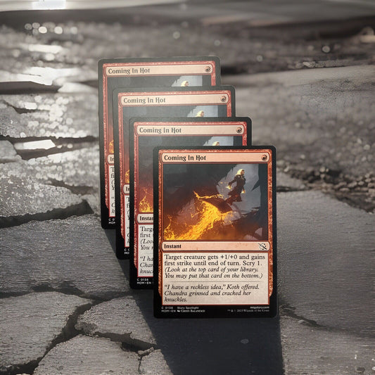 Coming In Hot MOM 136 regular MTG card x4 playset front