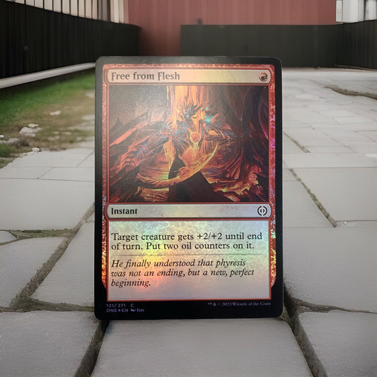 Free from Flesh ONE 131 foil MTG card front