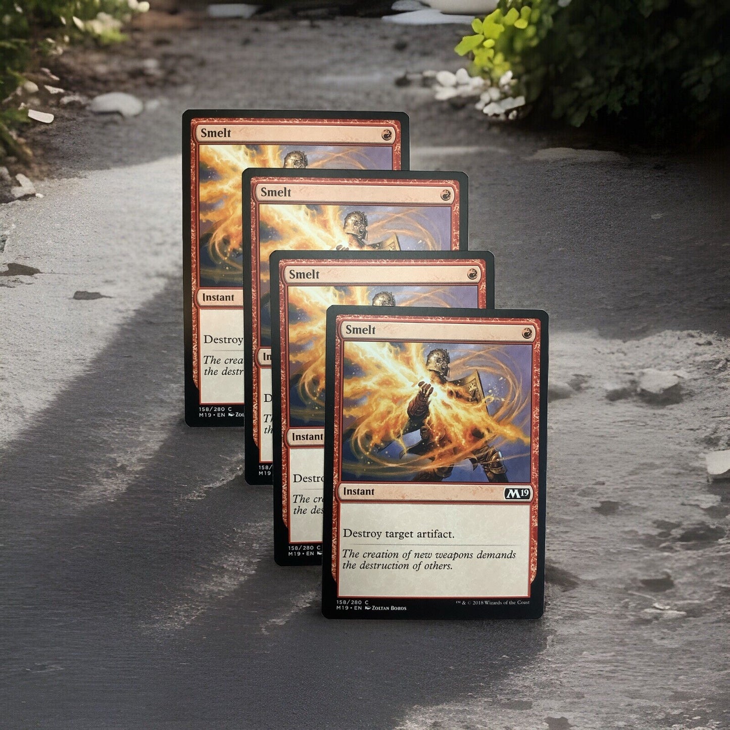 Smelt M19 158/280 MTG Playset x4 Regular Instant Artifact Removal