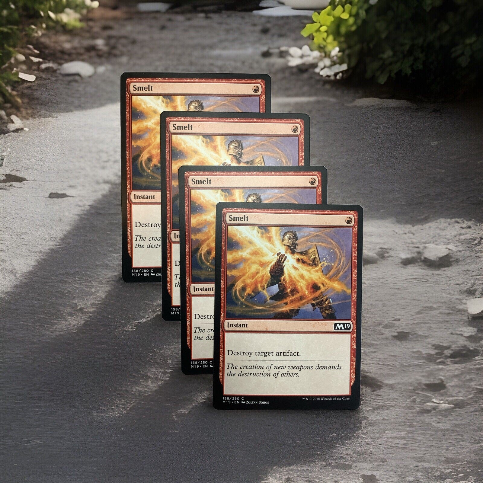 Smelt M19 158/280 MTG Playset x4 Regular Instant Artifact Removal