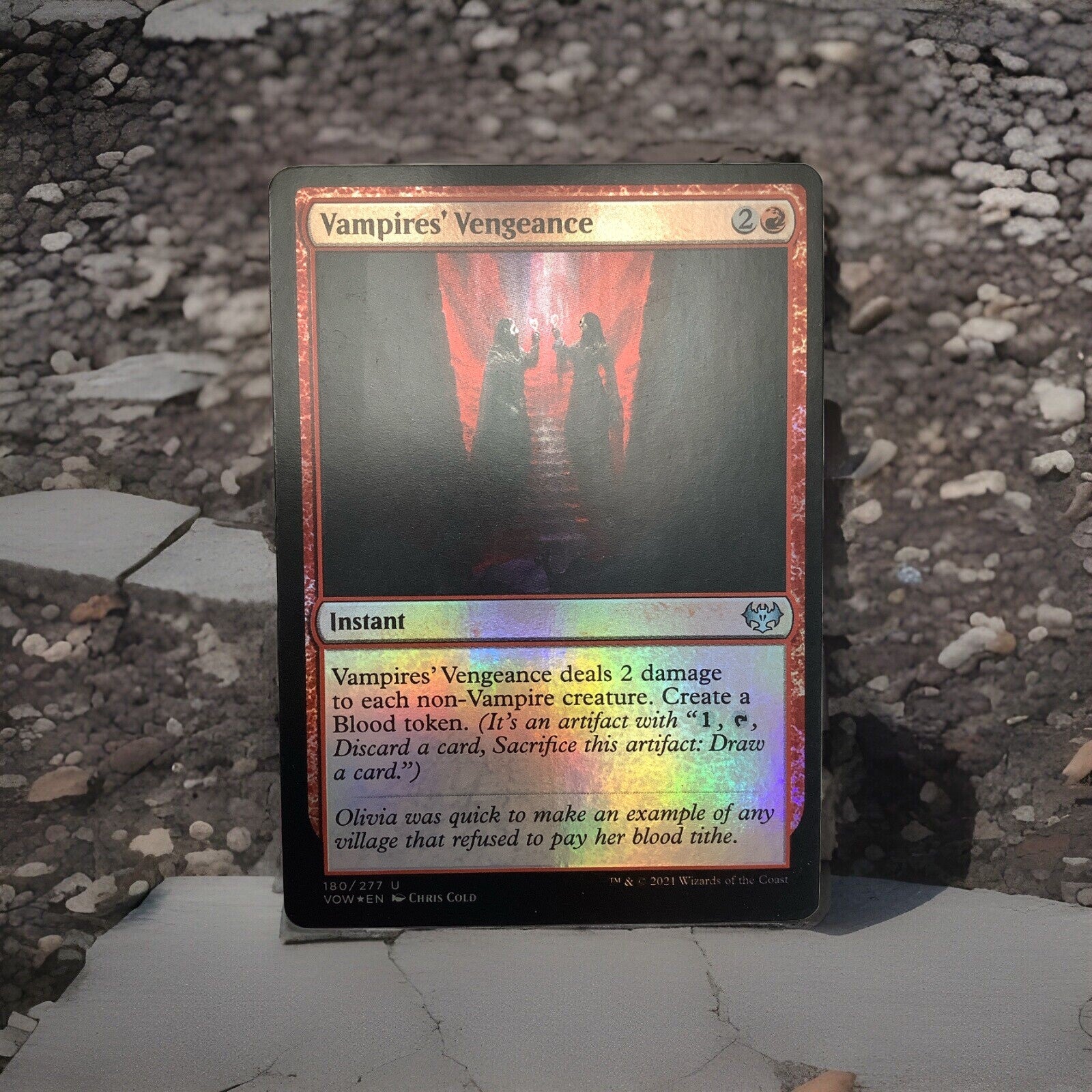 Vampires' Vengeance foil VOW 180 Magic the Gathering card