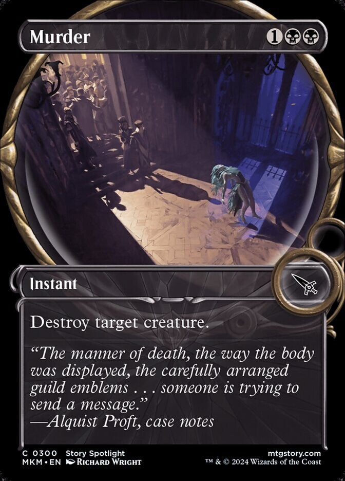 Murder Showcase MTG MKM 300 Instant Removal