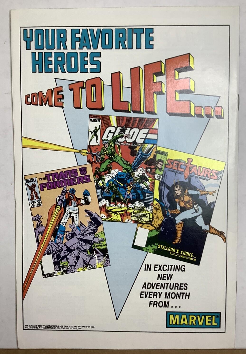 Web of Spider-Man #12 (Marvel Comics March 1986)