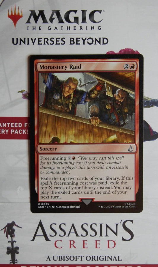 Monastery Raid ACR 035 Magic the Gathering sorcery card regular finish.