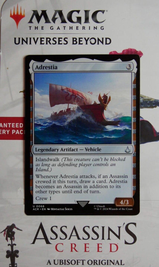 Adrestia — Assassin's Creed — Legendary Artifact Vehicle — Uncommon — 068
