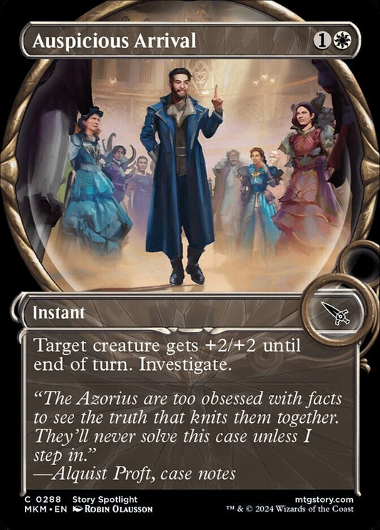 MTG MKM: Auspicious Arrival (Instant) Showcase Common 0288 Karlov Manor