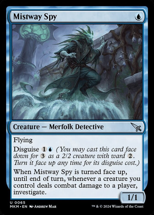 Mistway Spy MTG Murders at Karlov Manor Uncommon Foil 0065 card
