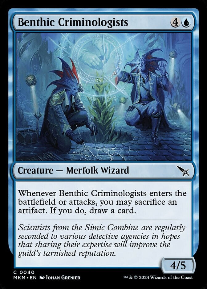 Benthic Criminologists MKM 040 Foil from Murders at Karlov Manor.