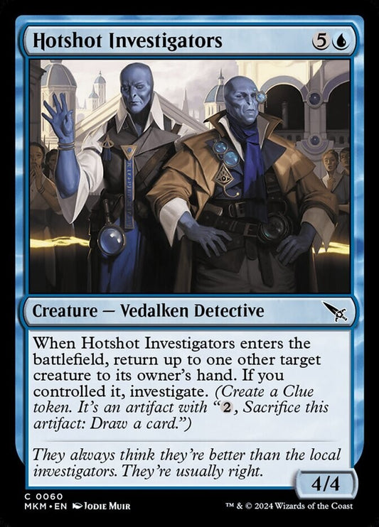 Hotshot Investigators MKM 060 Foil from Murders at Karlov Manor.