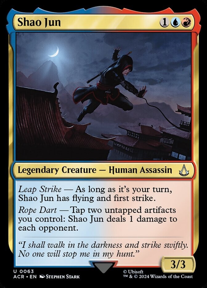 Shao Jun ACR 063 foil finish MTG card from DM Vault Co.