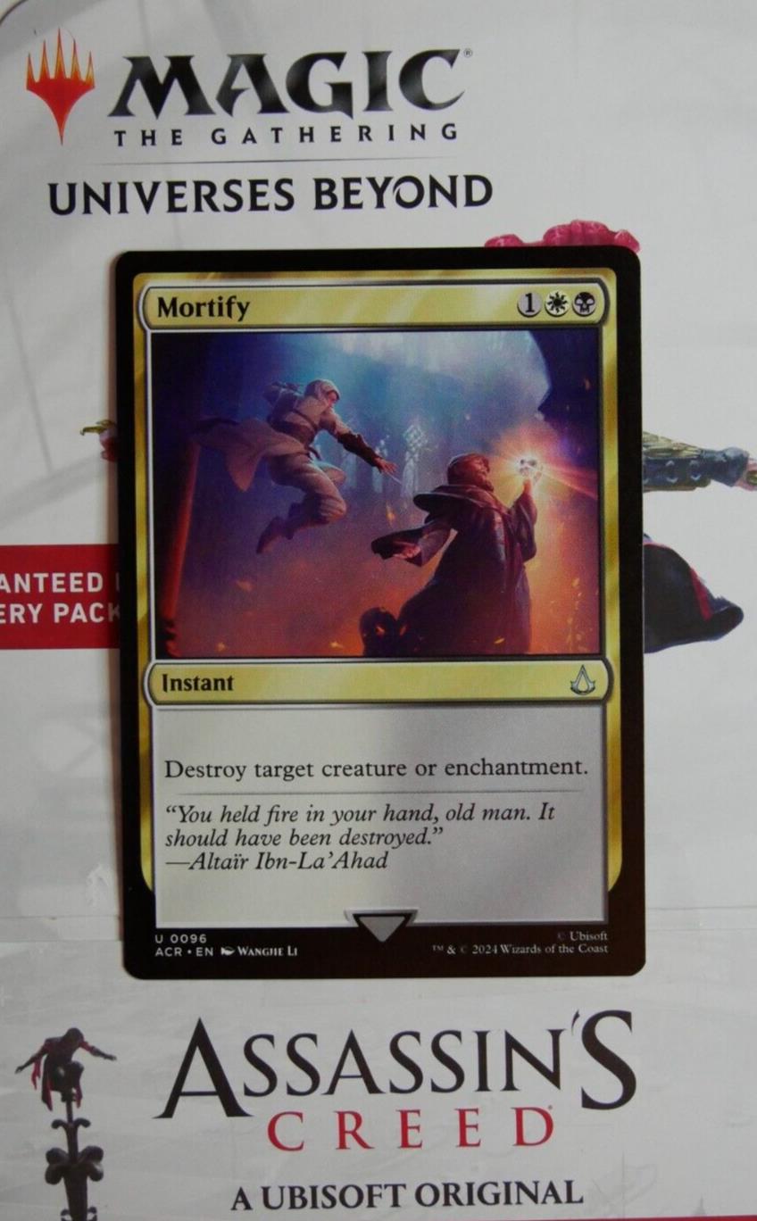 Mortify MTG ACR 096 instant removal creature enchantment
