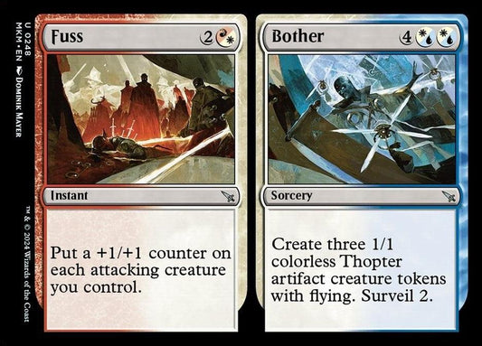 MTG MKM: Fuss/Bother (Instant/Sorcery) Regular Uncommon 0248 Foil