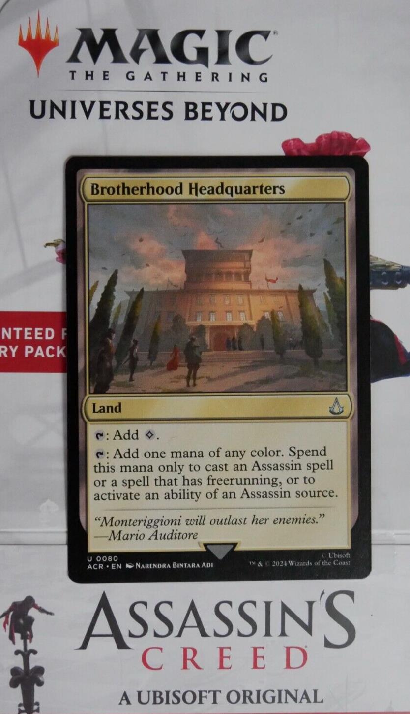 MTG ACR:  Brotherhood Headquarters (Land) Regular Uncommon 0080