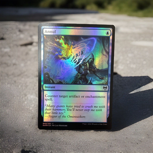 Magic the Gathering Annul foil instant card from Kaldheim set