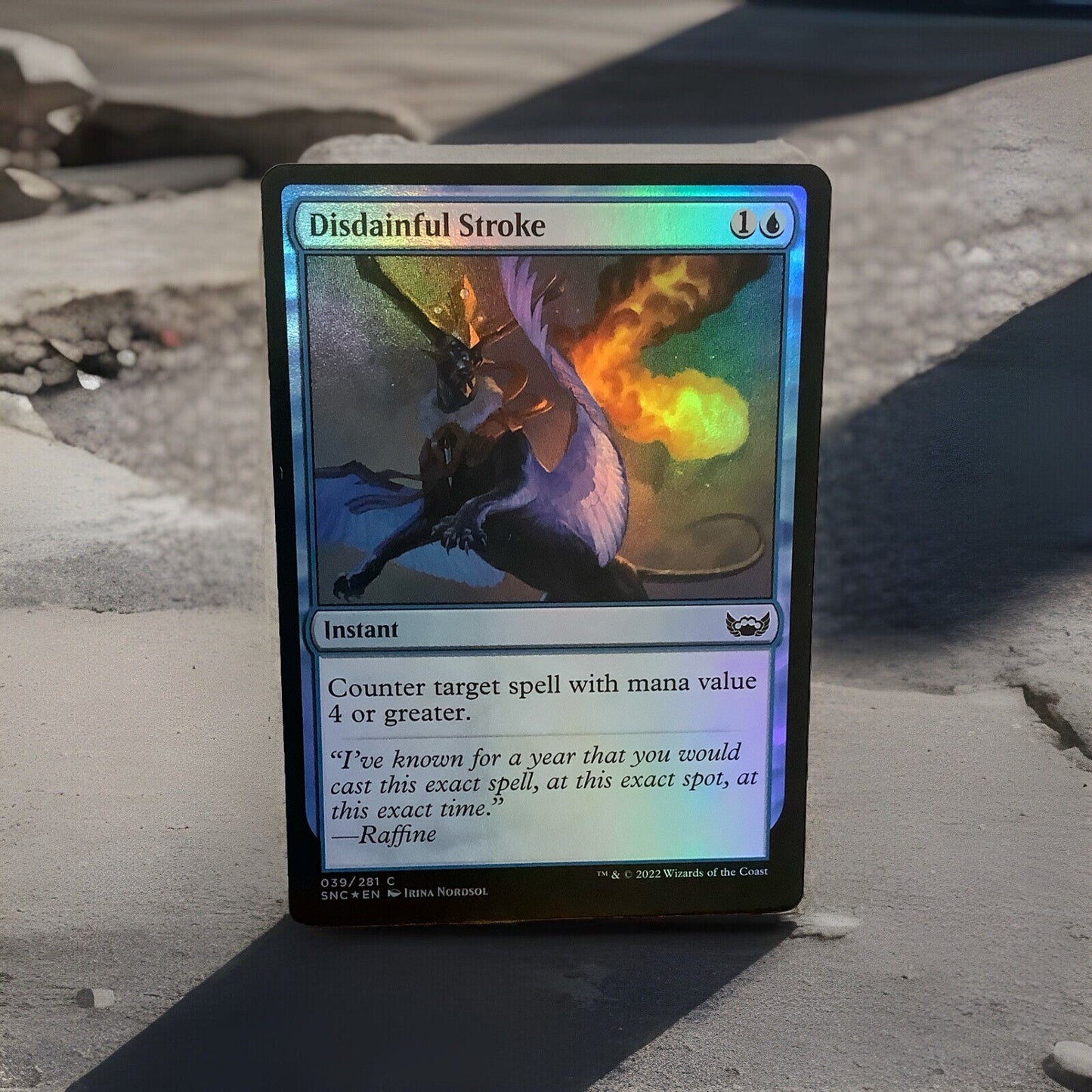 MTG SNC: Disdainful Stroke (Instant) Streets Of New Capenna 047 Regular Uncommon