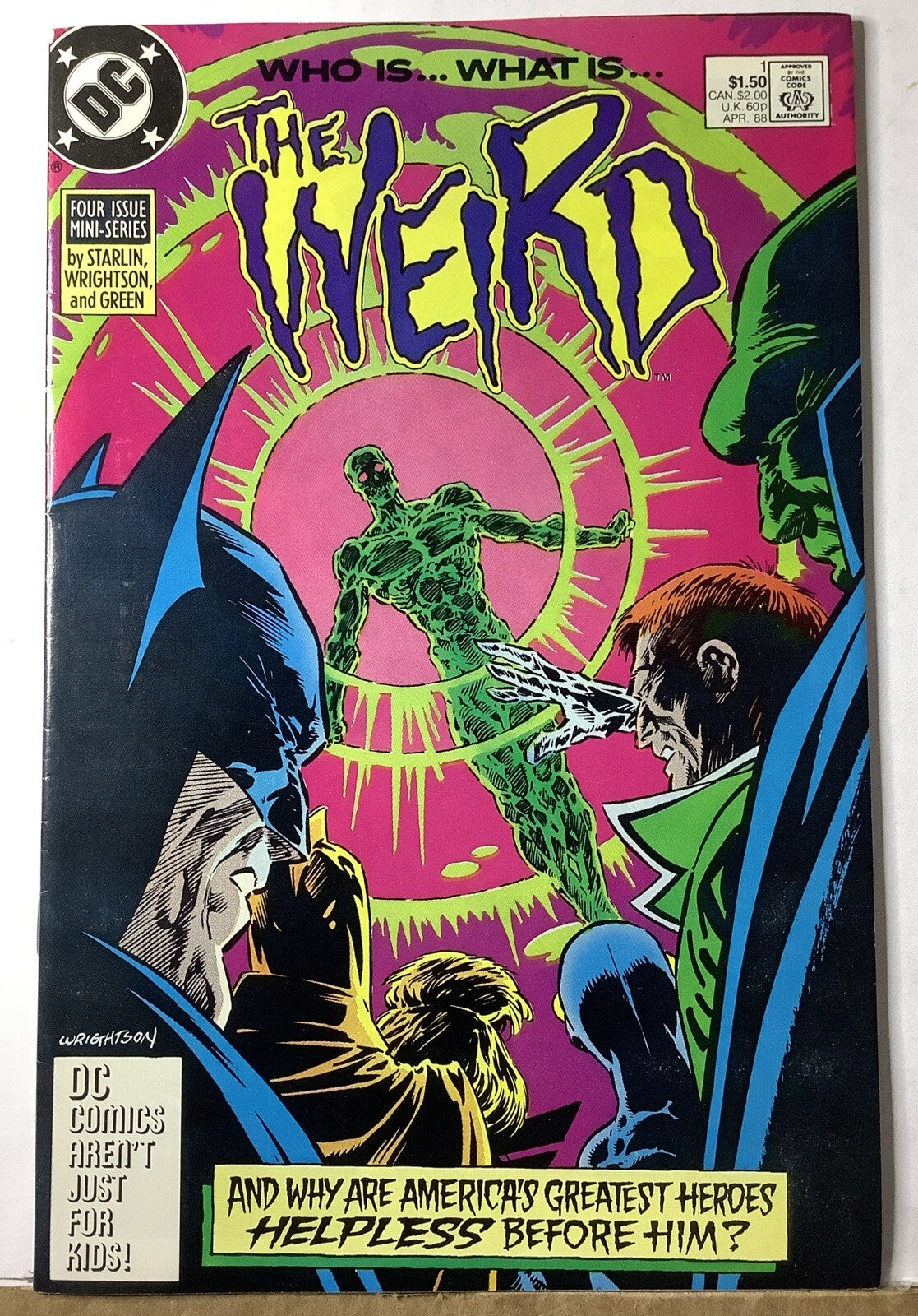 The Weird #1 (1988) — DC Comics, Batman & Superman, Jim Starlin Story