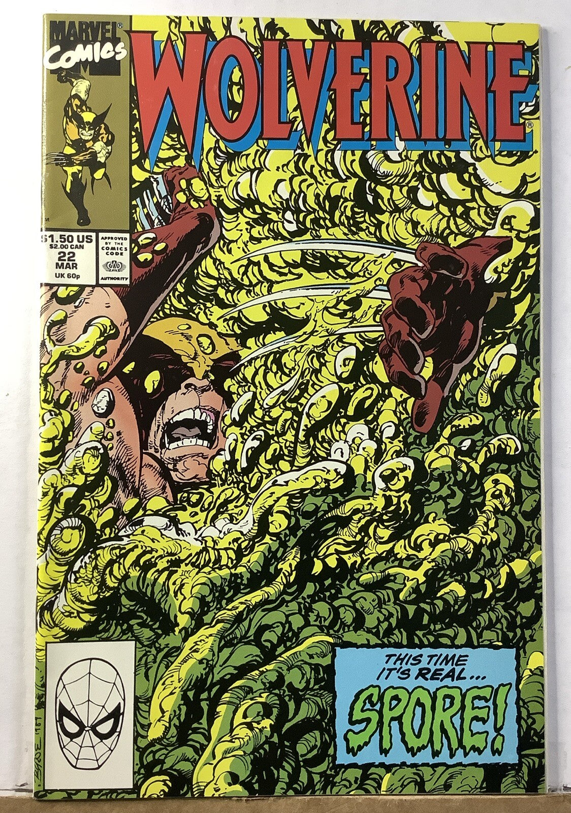 Wolverine #22 (1990) — Marvel Direct Edition, John Byrne Art