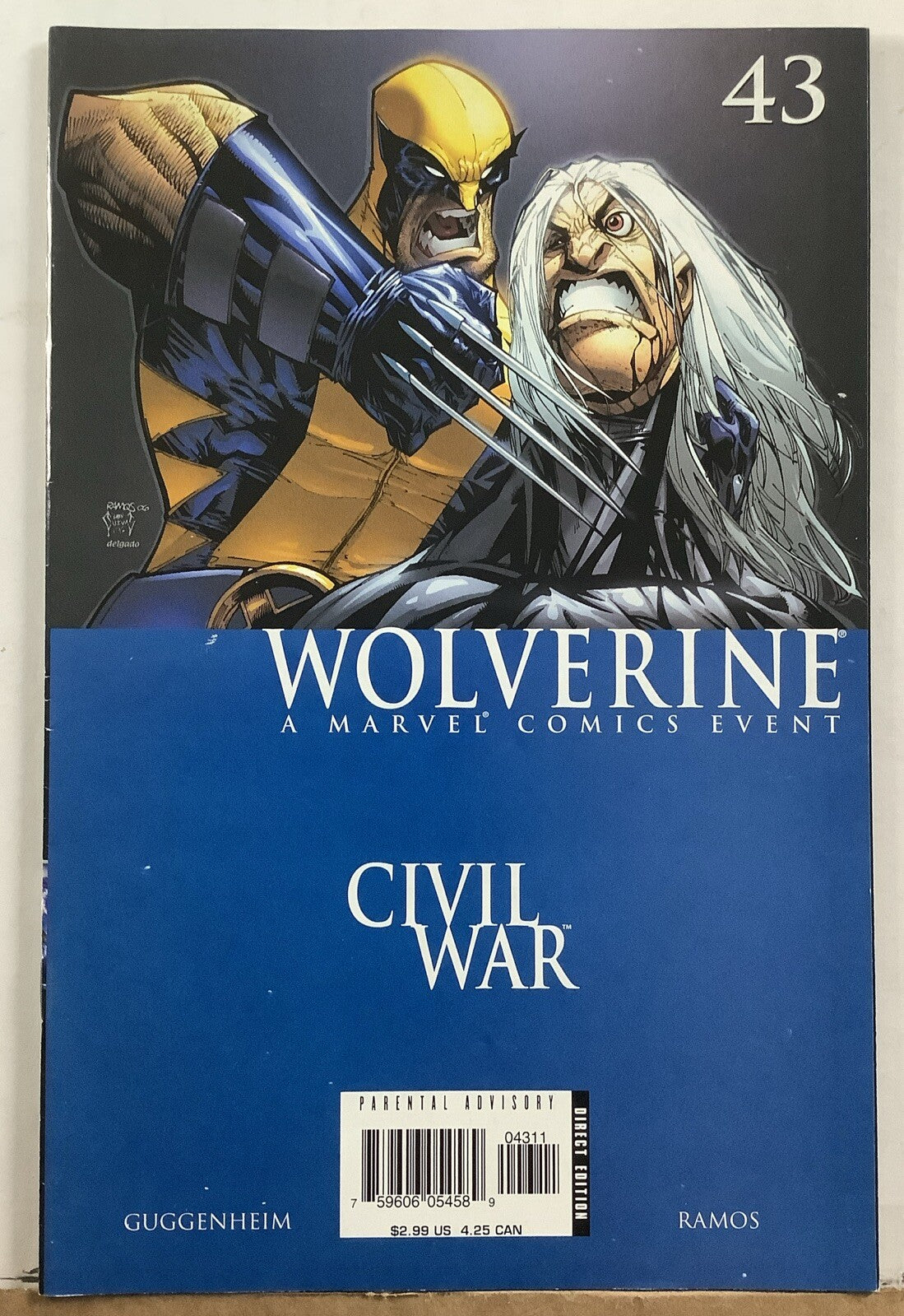 Wolverine #43 (2006) — Marvel Newsstand Edition, First Janus, Black Panther Appearance