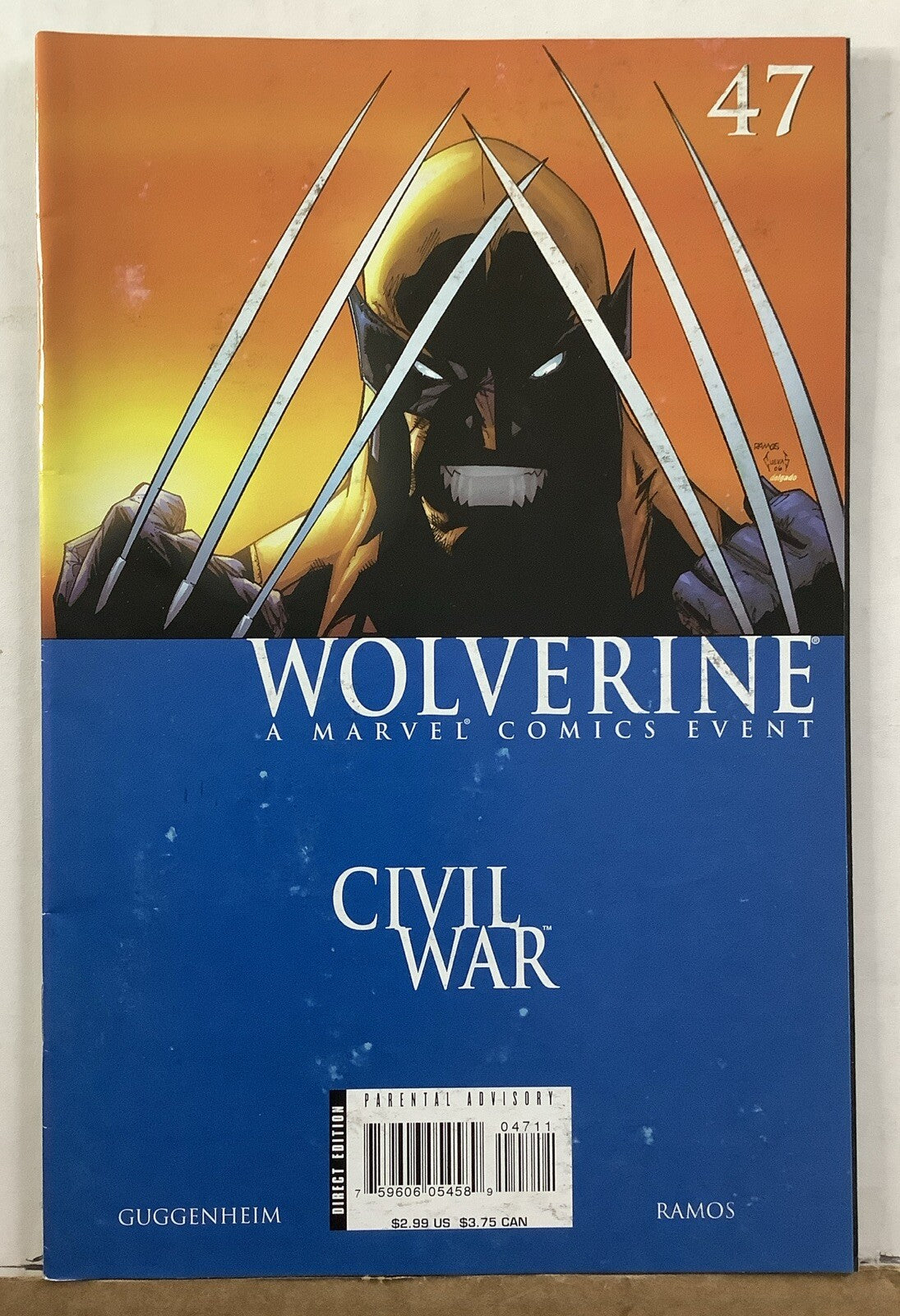 Wolverine #47 (2006) — Marvel Newsstand Edition, Humberto Ramos Cover