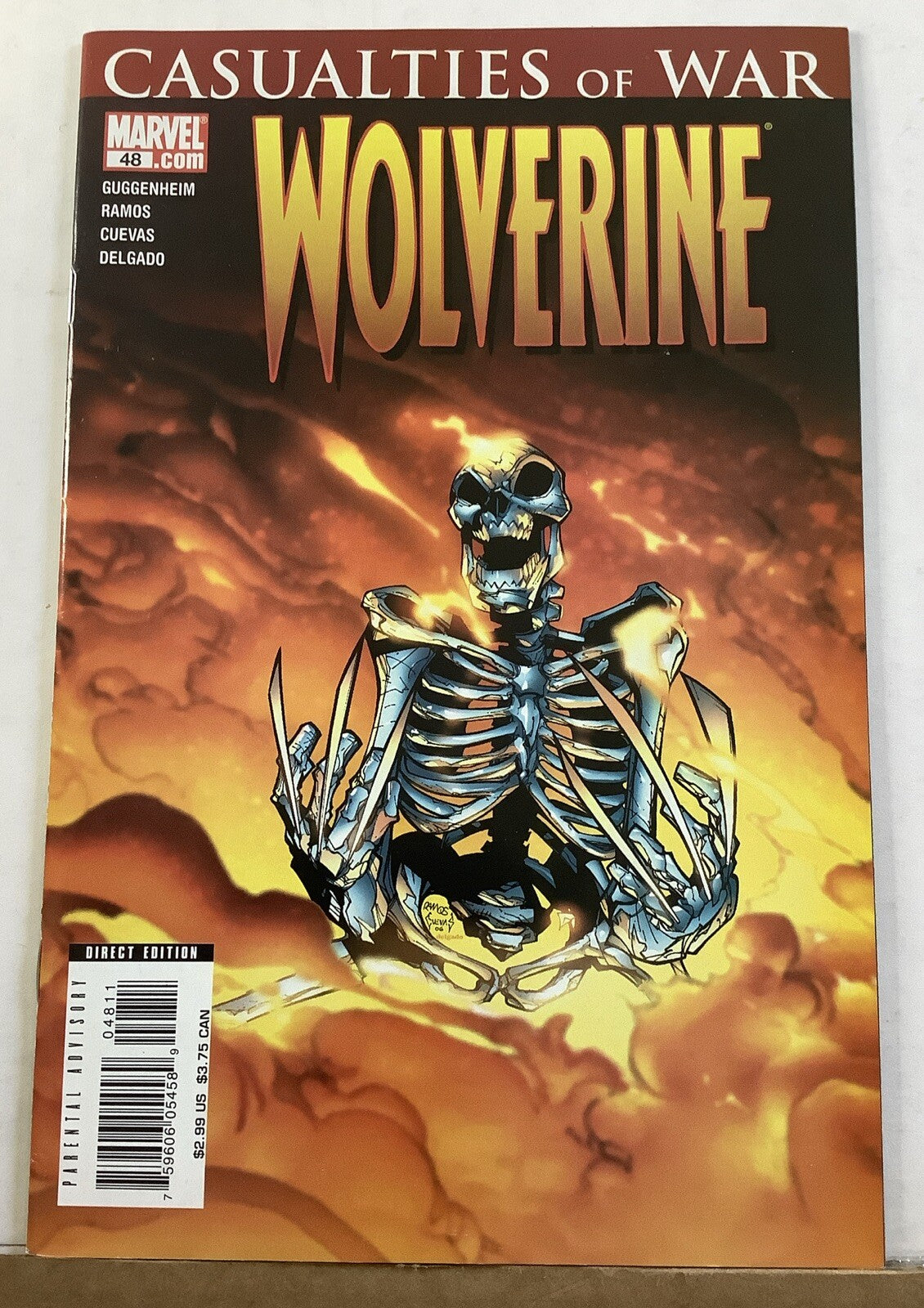 Wolverine #48 (2007) — Marvel Newsstand Edition, Humberto Ramos Cover