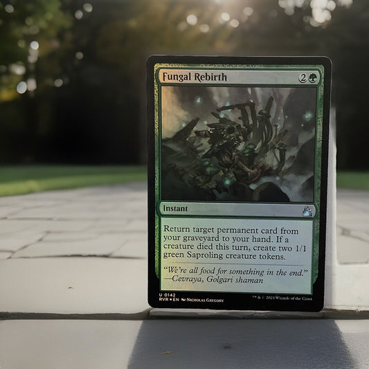 MTG RVR: Fungal Rebirth (Instant) Ravnica Remastered 0142 Regular Uncommon Foil