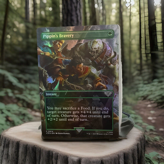 MTG LTR: Pippin's Bravery (Instant) Extended Art Common Foil 0414