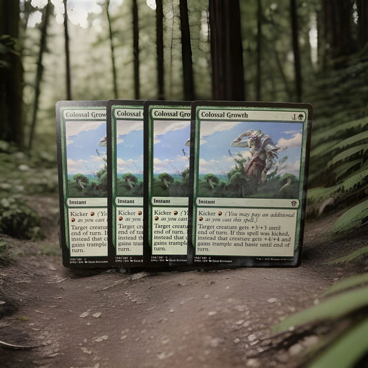 Magic: The Gathering Dominaria United Colossal Growth instant card