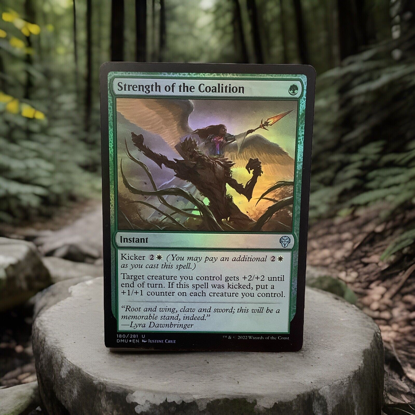 Strength of the Coalition DMU #180 Foil from Dominaria United.