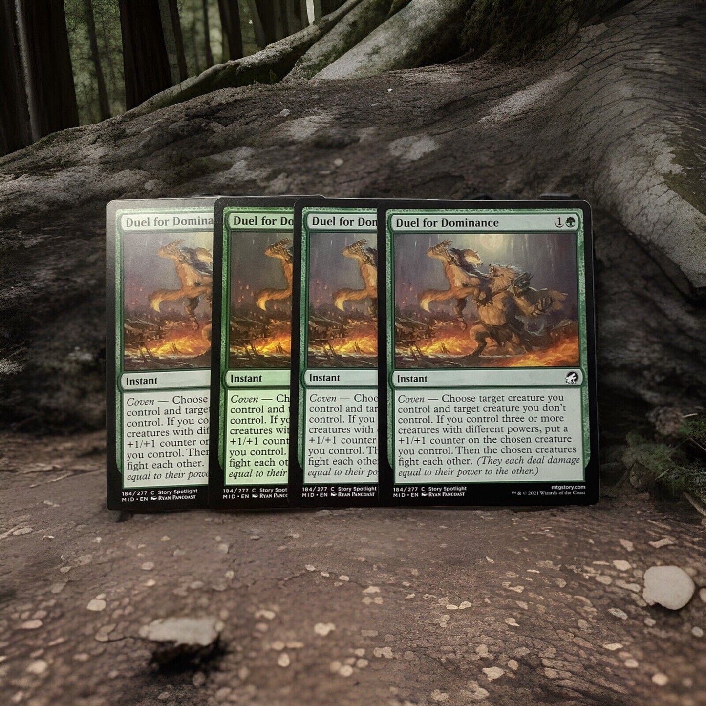 MTG MID: X4 Duel for Dominance Innistrad: Midnight Hunt 184/277 Regular Common