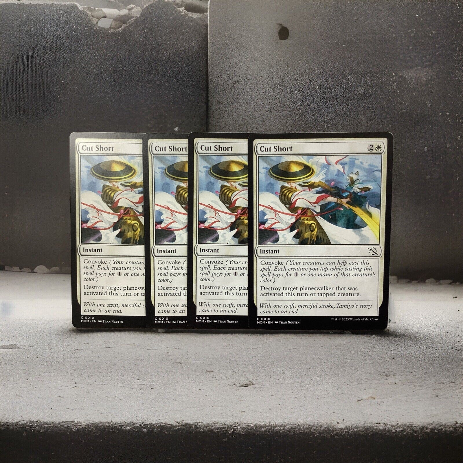 Cut Short MOM 010 regular finish playset from March of the Machine.