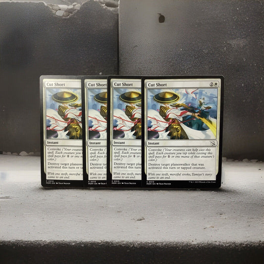 Cut Short MOM 010 regular finish playset from March of the Machine.