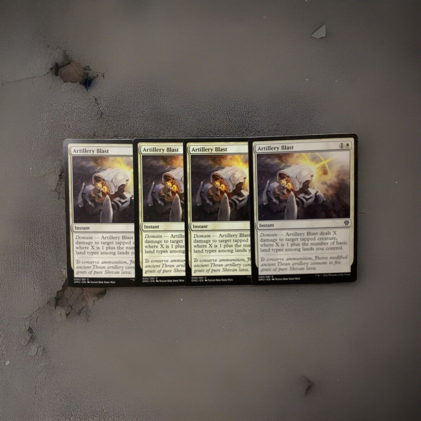 MTG DMU: X4 Artillery Blast (Instant) Dominaria United 006/281 Regular Common