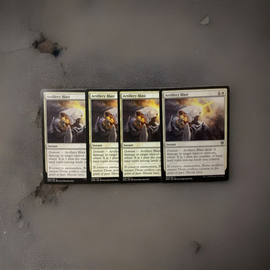 MTG DMU: X4 Artillery Blast (Instant) Dominaria United 006/281 Regular Common