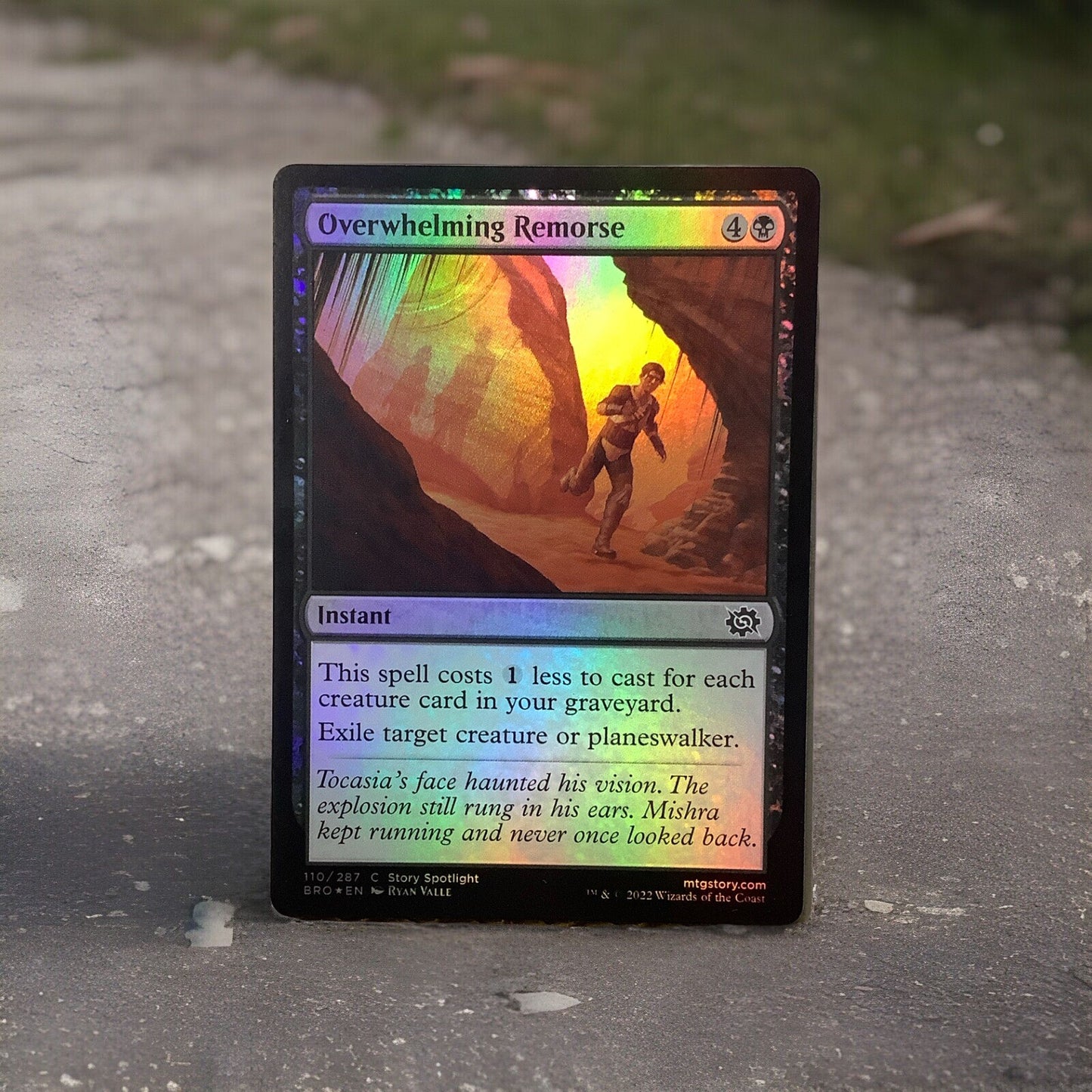 Overwhelming Remorse foil MTG card from The Brothers’ War set