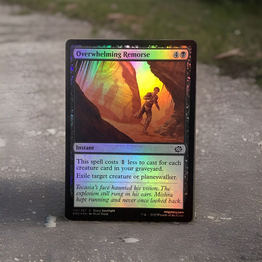 Overwhelming Remorse foil MTG card from The Brothers’ War set