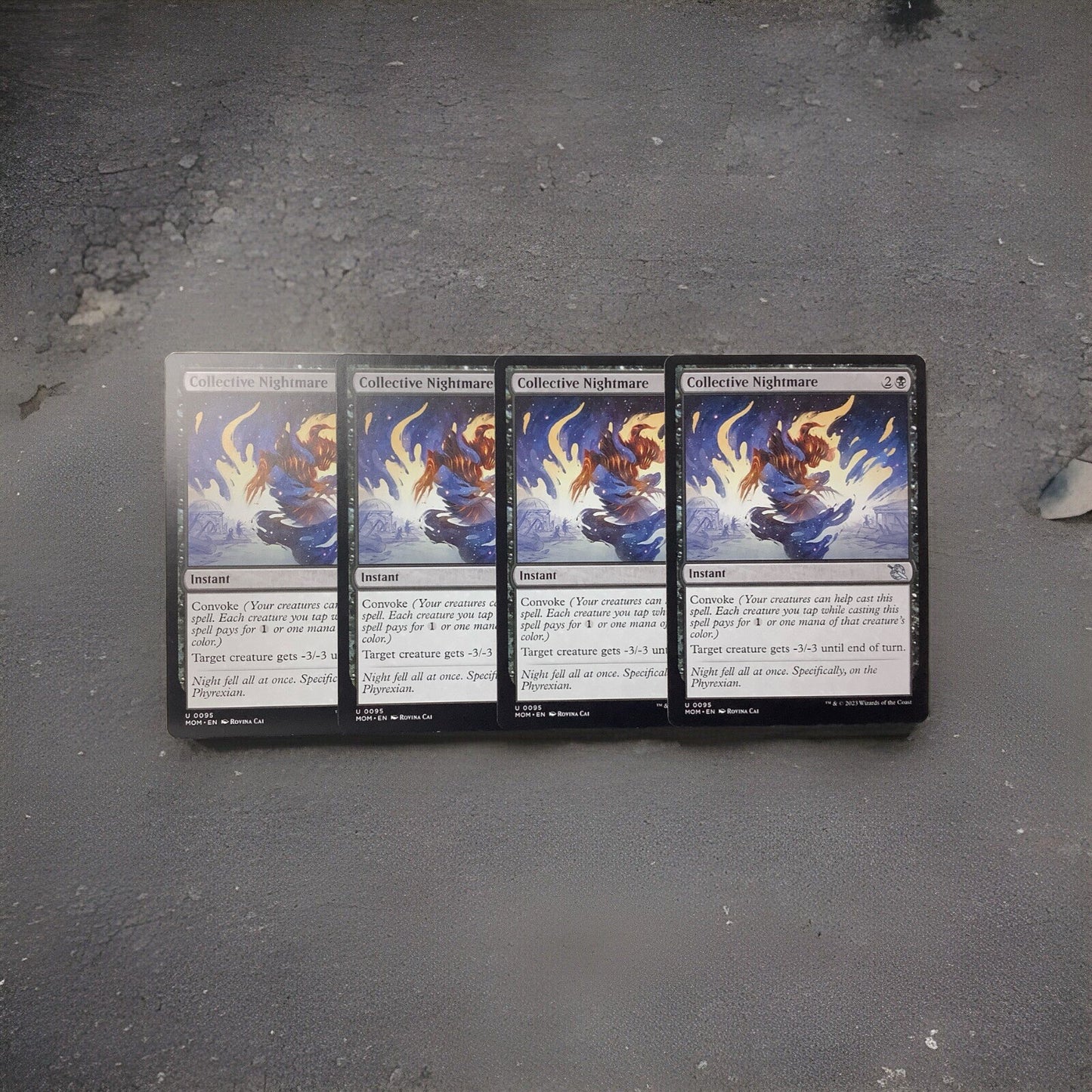 Collective Nightmare MOM 095 x4 regular finish MTG instant playset